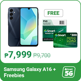 Samsung Galaxy A16 5G with Load Card